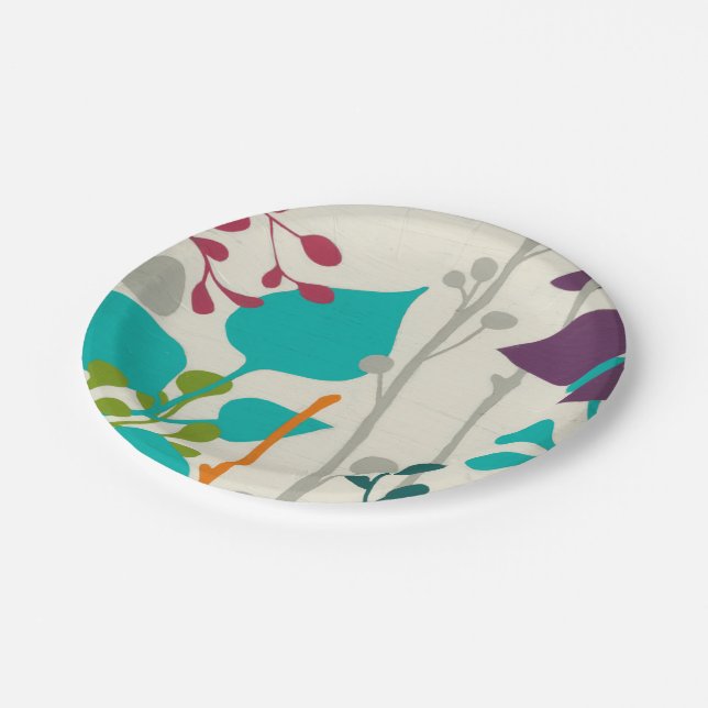 Metro Garden III Paper Plate (Angled)
