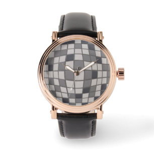METRO   leather men's watch   m3galleryStudio