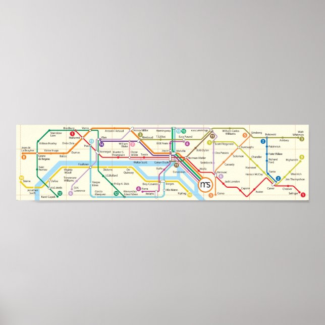 Metro Literario Poster (Front)