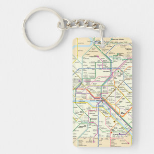 Metro Paris Keychain