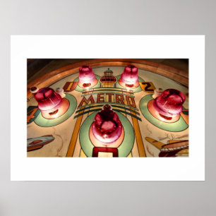 metro pinball poster