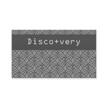 Metro Retro Business Card, Classic Grey