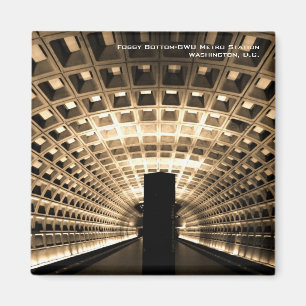 Metro Station Magnet