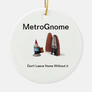 MetroGnome Ceramic Ornament