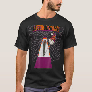 Metrognome  halloween gnome pun for musicians T-Shirt