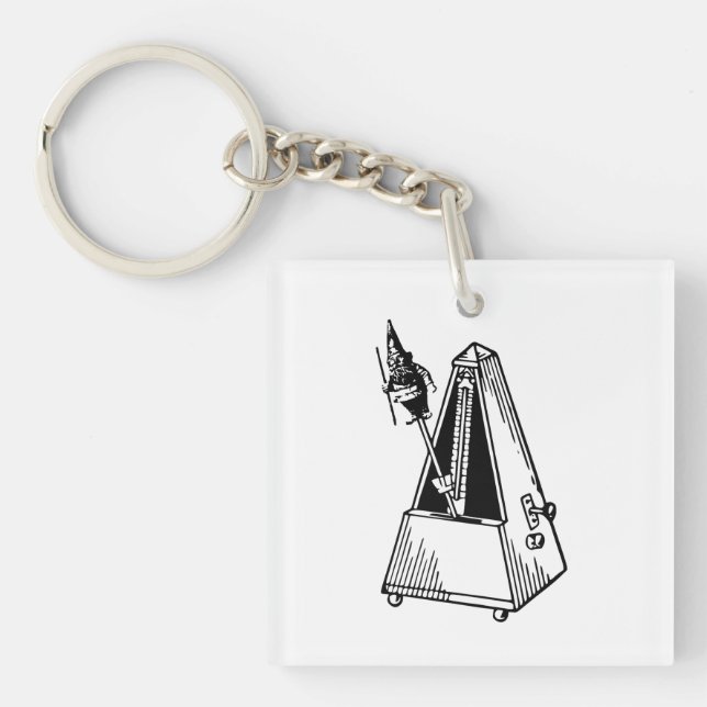 Metrognome Musical Metronome Keychain (Front)
