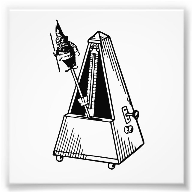 Metrognome Musical Metronome Photo Print (Front)