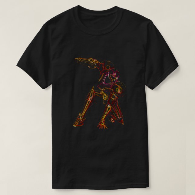 Metroid Neon  T-Shirt (Design Front)