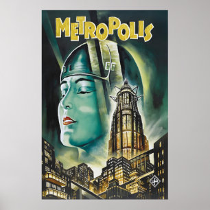 Metropolis (1927) Movie Poster Fritz Lang Film