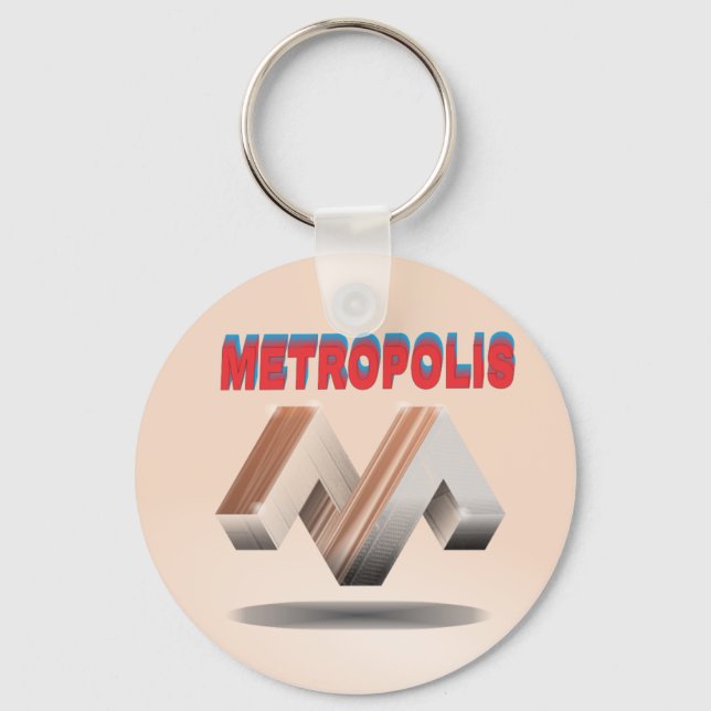 metropolis 1 keychain (Front)
