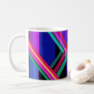 "Metropolis Grid: A Digital Reflection" Coffee Mug