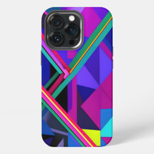 "Metropolis Grid: A Digital Reflection" iPhone 13 Pro Case