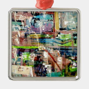 Metropolis II Metal Ornament