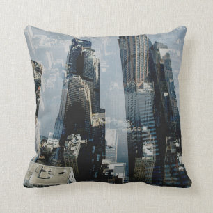 Metropolis III Throw Pillow