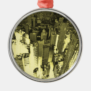 Metropolis IV Metal Ornament