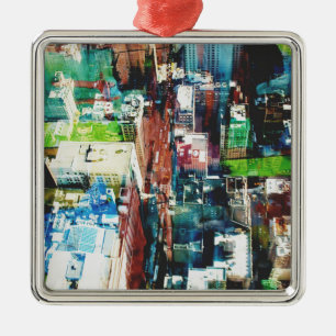 Metropolis Metal Ornament