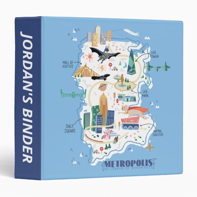 Metropolis Story Book Map Binder (Front/Spine)