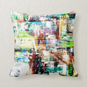 Metropolis VI Throw Pillow