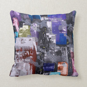 Metropolis VIIII Throw Pillow