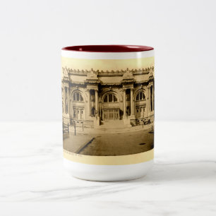 Metropolitan Art Museum, New York Vintage Two-Tone Coffee Mug