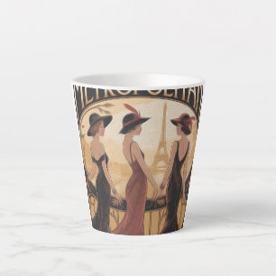 Metropolitan Art Nouveau latte cup