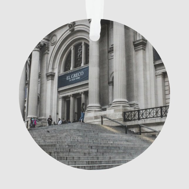 Metropolitan Museum of Art (the MET) Photo Ornament (Back)