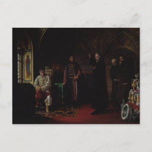 Metropolitan Philip of Moscow with Tsar Ivan Postcard