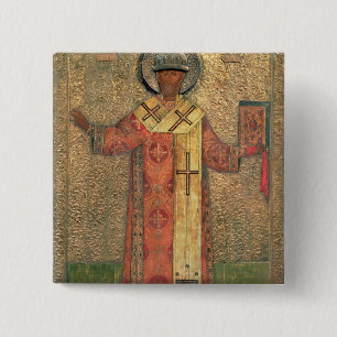 Metropolitan Philipp, 1653 2 Inch Square Button