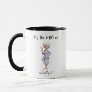 Mettez la bouilloire en marche en fait Mug Gin
