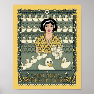 Mettez Vos Canards Dans Une Poster Row_C_8x10