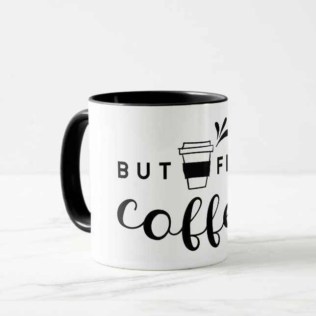 Mettre la première tasse de café (Devant gauche)