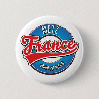 Metz Grand Est region France 2 Inch Round Button
