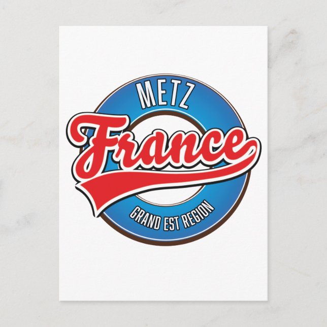 Metz Grand Est region France Invitation Postcard (Front)
