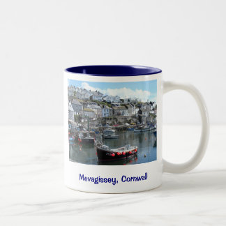 Mevagissey, Cornwall, England Two-Tone Coffee Mug