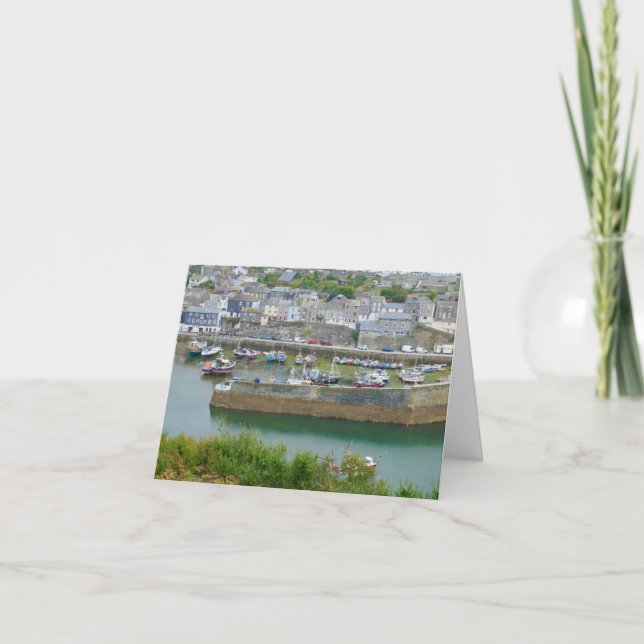 Mevagissey Fishing Village, Carte Cornwall (Devant)