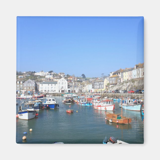 Mevagissey in Cornwall Magnet (Front)