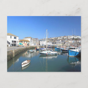 Mevagissey in Cornwall Postcard