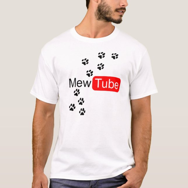 Mew Tube Cat Lover Shirt (Front)