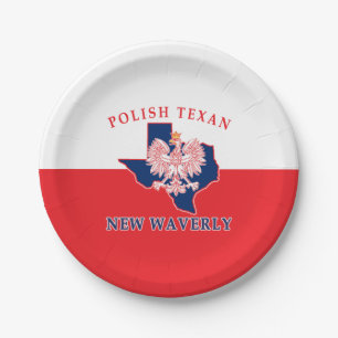Mew Waverly Polish Texan Paper Plate