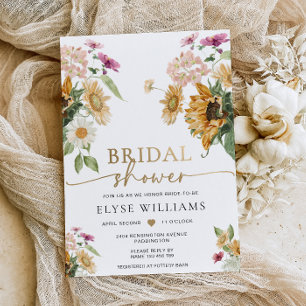 Mews Sunflower Fall Autumn Bridal Shower