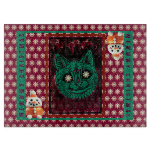 MEWWWY CHRISTMAS cutting board