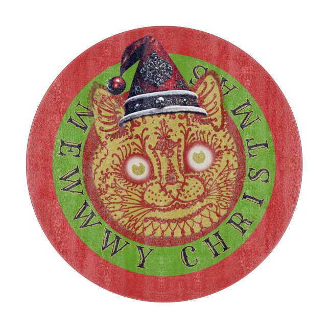 MEWWWY CHRISTMAS cutting board (Front)