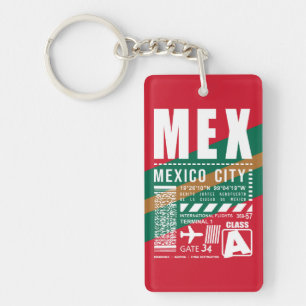 MEX Mexico City Airport Keychain
