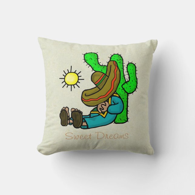 Mexicain prenant un coussin de sièste (Recto)
