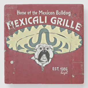 Mexicali, Athens, Georgia, Marble Stone Coaster. Coaster