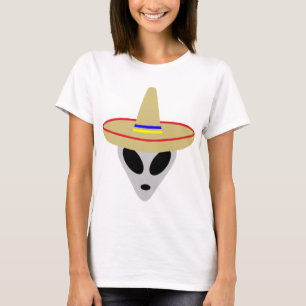 mexican alien sombrero T-Shirt