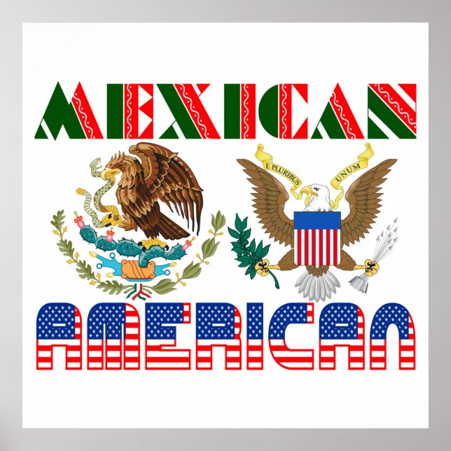 Mexican American Eagles Poster (Front)