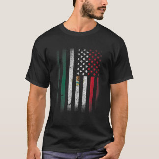 Mexican American Flag Mexico Usa America T Shirt