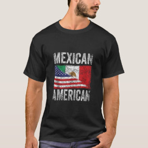 Mexican American Us America Mexico Usa Mexican Ame T-Shirt
