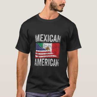 Mexican American Us America Mexico Usa Mexican Ame T-Shirt
